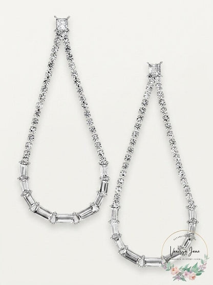 Inc Crystal Open Drop Earrings, Various Options