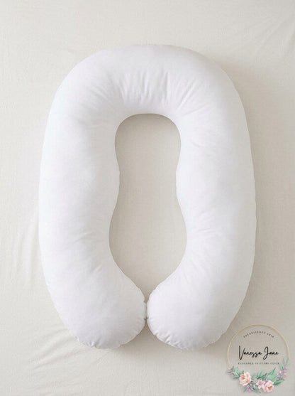 Cheer Collection Hypoallergenic Down Alternative Pregnancy U Shaped Body Pillow
