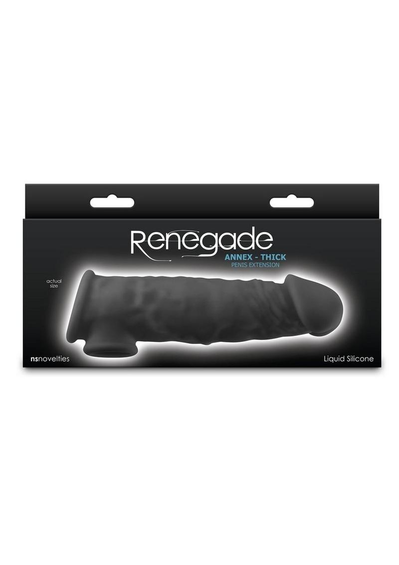 Renegade Annex Thick Penis Extension Liquid Silicone Stroker