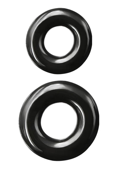 Renegade Double Stack Super Stretchable Cock With Clear Rings Set