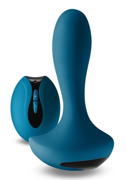 Renegade Thor Rechargeable Prostate Massager Teal Silicone with Remote