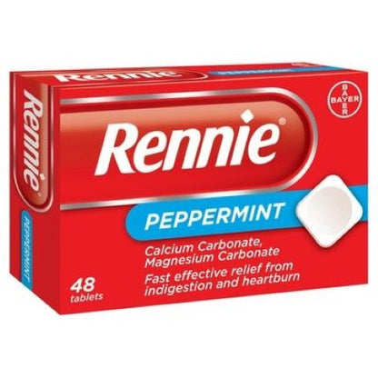 Rennie Peppermint 48 Tablets