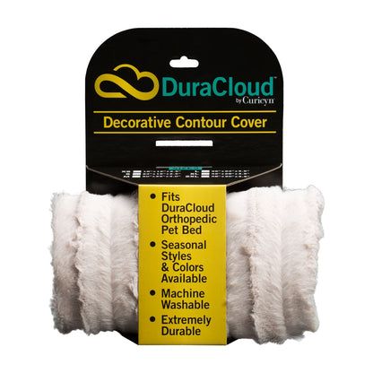 DuraCloud Orthopedic Pet Bed with Washable Cover, Joint Support Foam &amp; Waterproof Liner