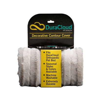 DuraCloud Orthopedic Pet Bed with Washable Cover, Joint Support Foam &amp; Waterproof Liner