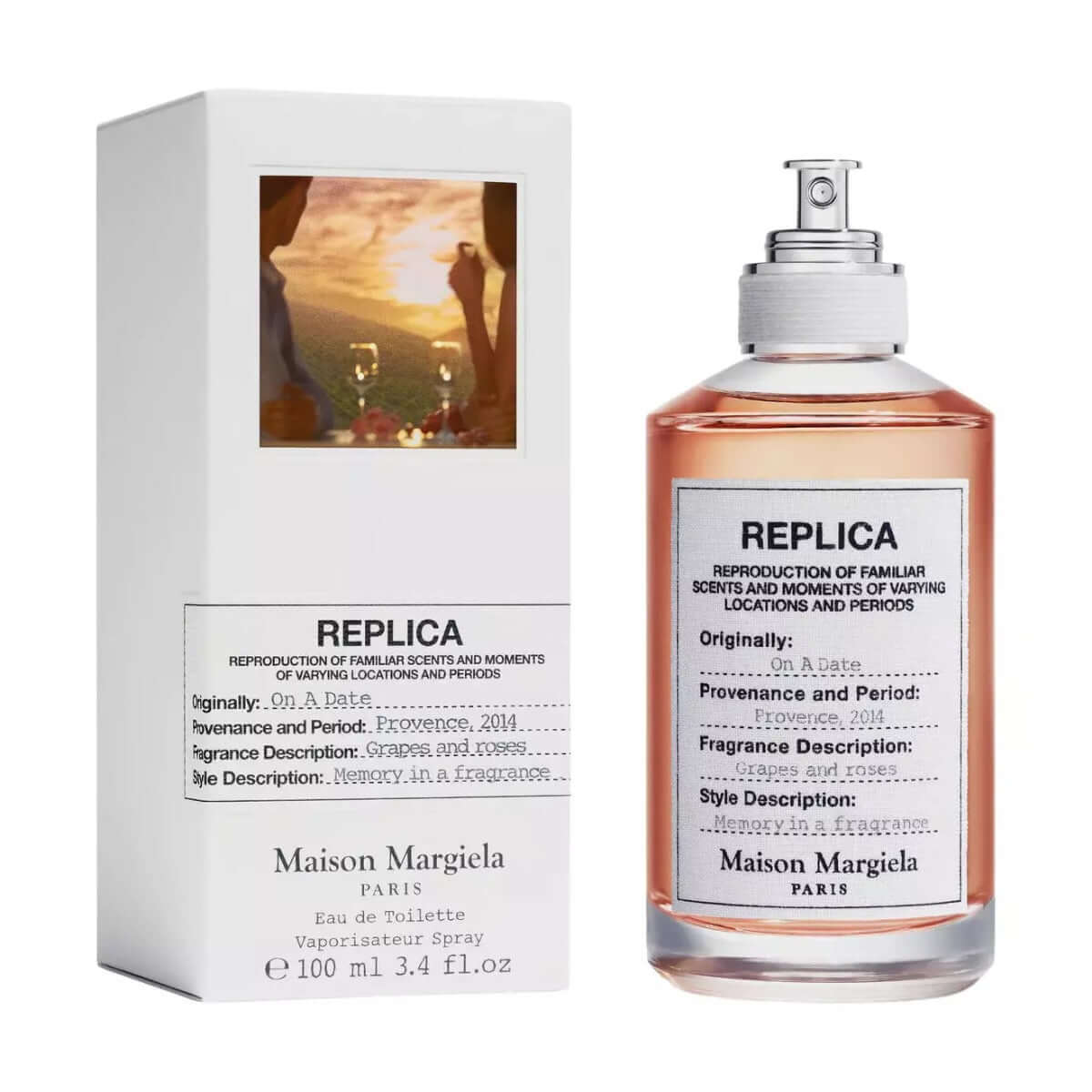 Replica On a Date by Maison Margiela for Unisex EDT 3.4 oz