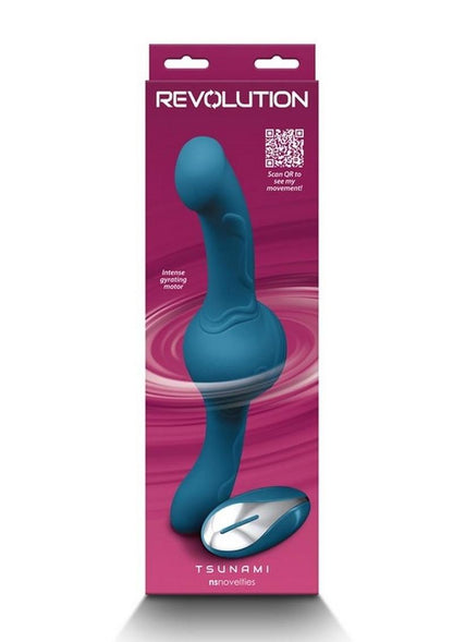 Revolution Tsunami Rechargeable Silicone Vibrator with Remote