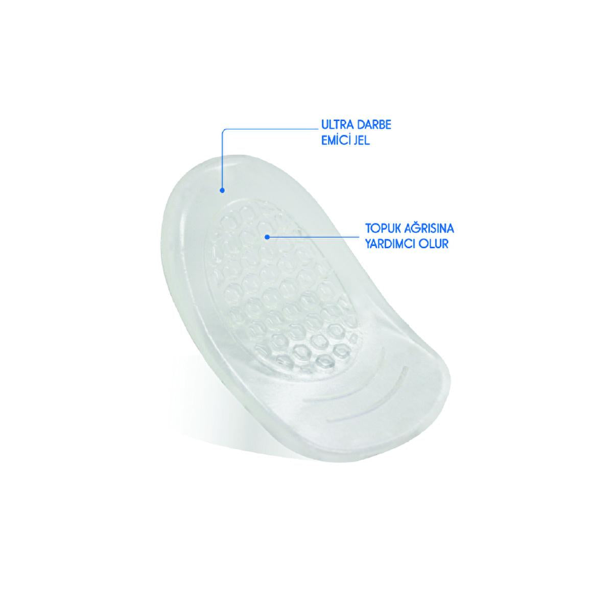 Tabanex Heel Pads/Inserts - Gel Heel Inserts for Comfortable Shoe Inserts, Reusable Adhesive Heel Cushions for Back Pain Relief