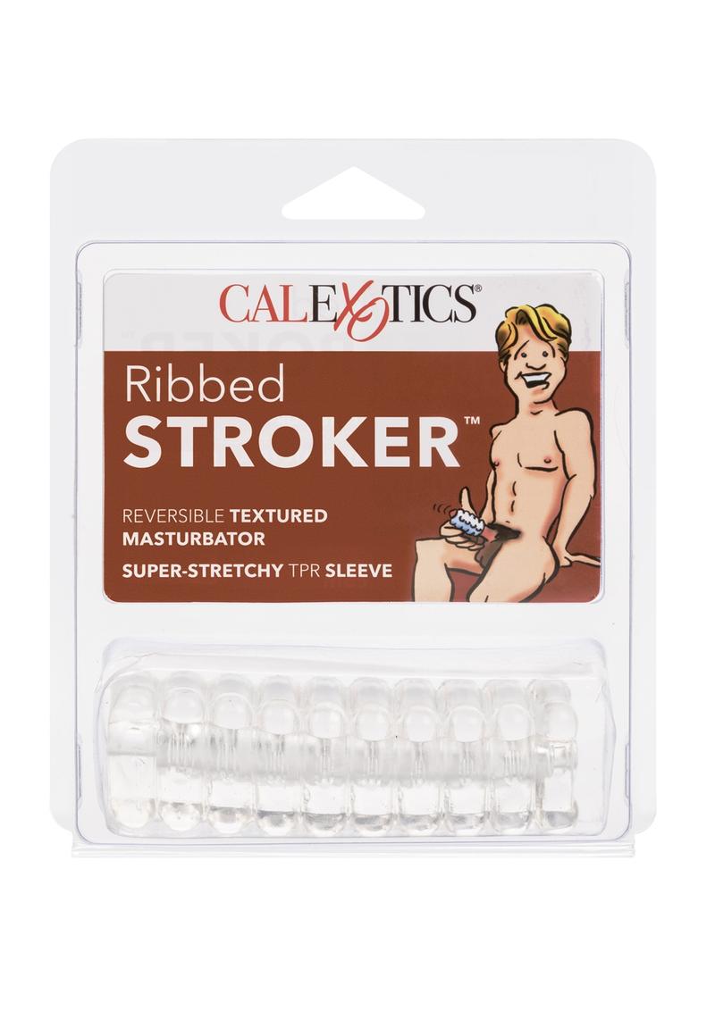 Ribbed Stroker Textured TPE Male Masturbator Sleeve