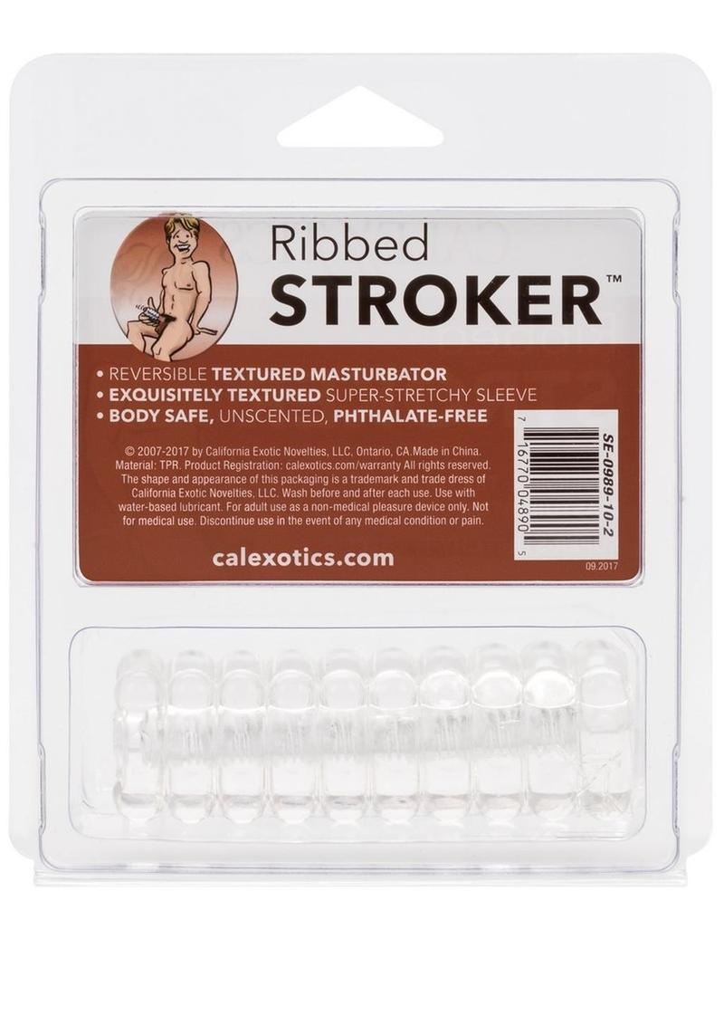 Ribbed Stroker Textured TPE Male Masturbator Sleeve
