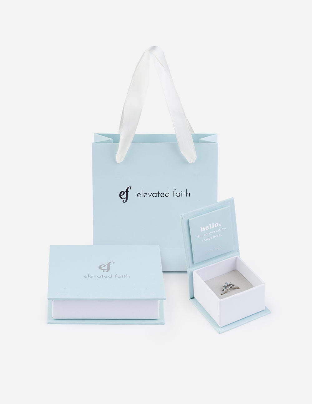 Ring Gift Packaging – Magnetic Box &amp; Foil-Stamped Gift Bag