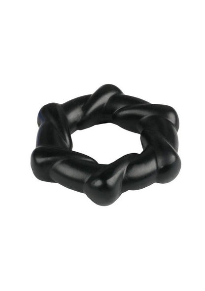Rock Candy Taffy Twist Snug And Spiraled Erection Ring With Easy Care