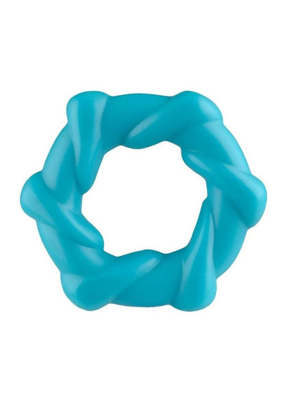 Rock Candy Taffy Twist Snug And Spiraled Erection Ring With Easy Care
