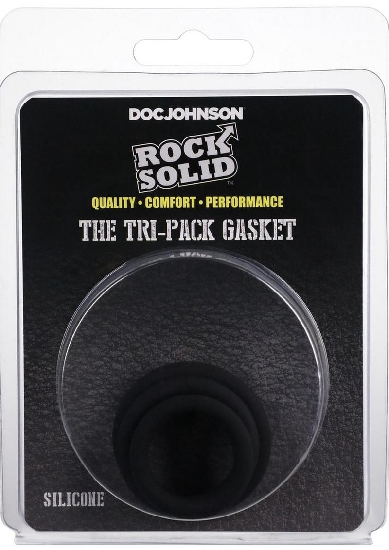 Doc Johnson Rock Solid Tri Pack Silicone Gasket