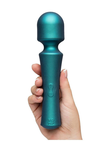 ROMP Presto Rechargeable Silicone Wand Massager Teal