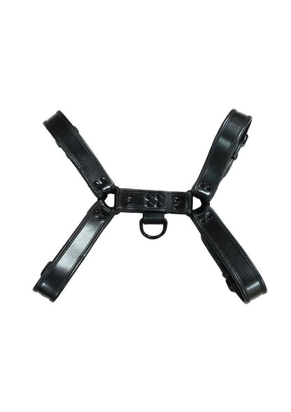 Rouge Over-the-Head Leather Harness XXL Adjustable Bondage Gear