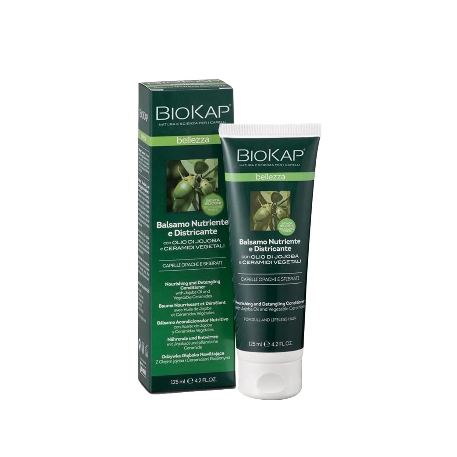 Biokap Nourishing &amp; Detangling Hair Cream 125ml - Improves Hair Health &amp; Shine