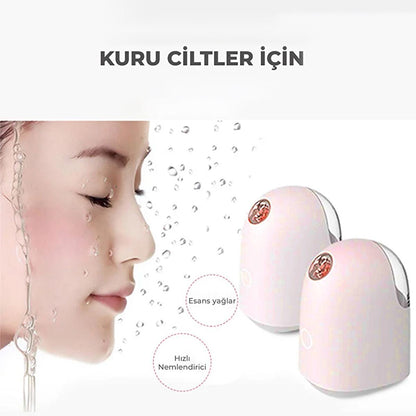 Neutron Nano Ionic Facial Steamer - Deep Cleansing, Hydration, Portable Skincare Device for Blackhead Removal and Skin Refreshing