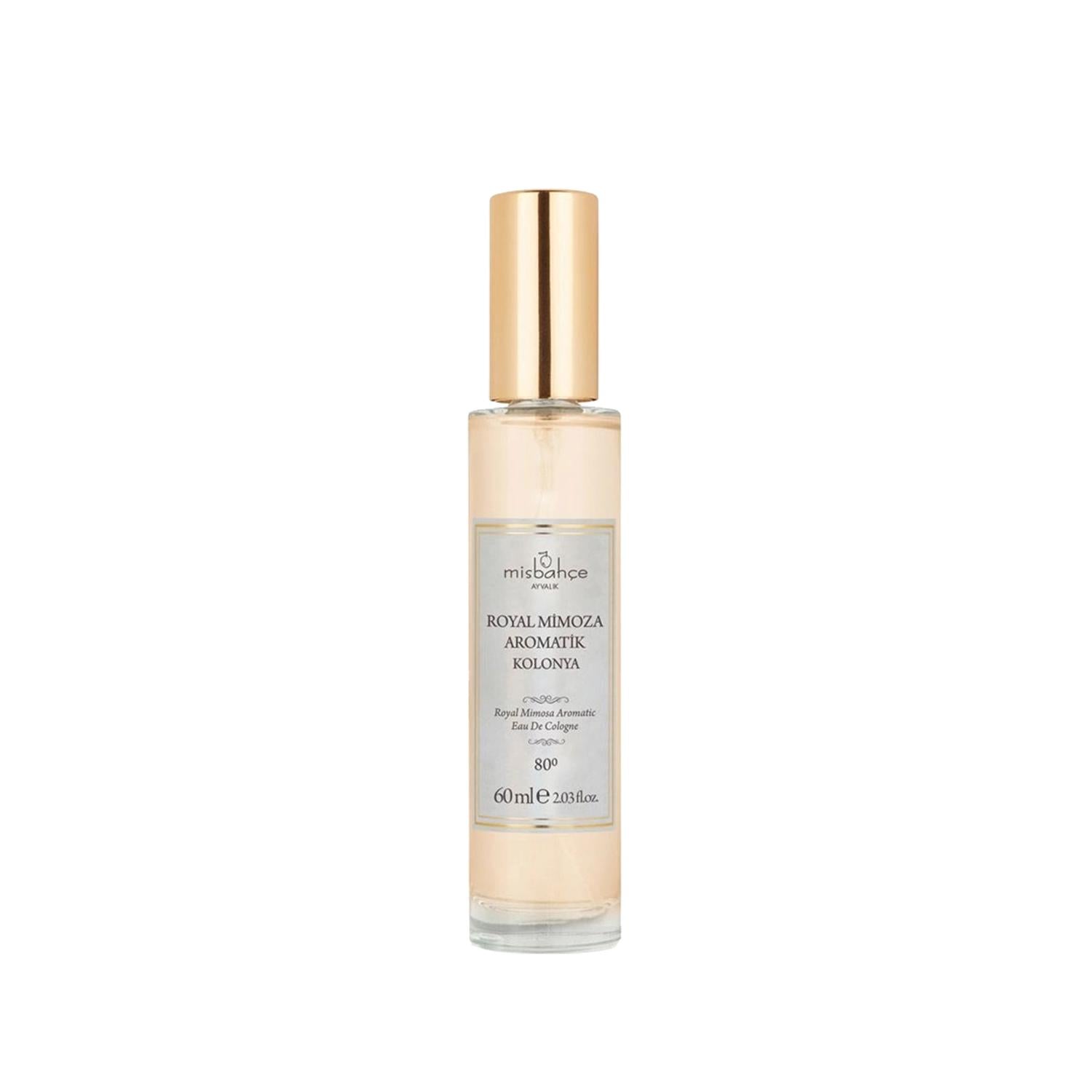 Misbahçe Royal Mimoza Aromatic Cologne 60ml - Luxurious Fragrance for Refreshment