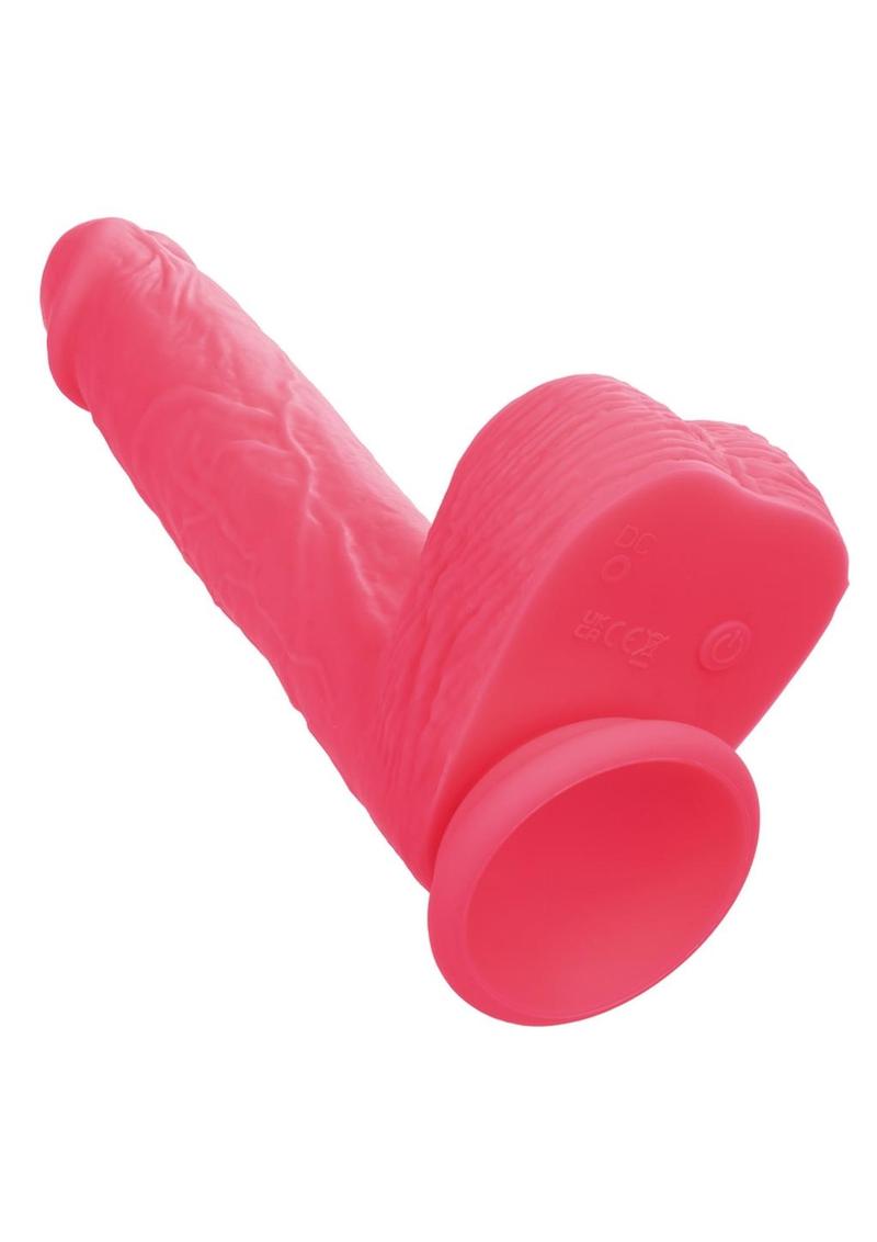 CalExotics Rumbling &amp; Thrusting Silicone Studs Dildo