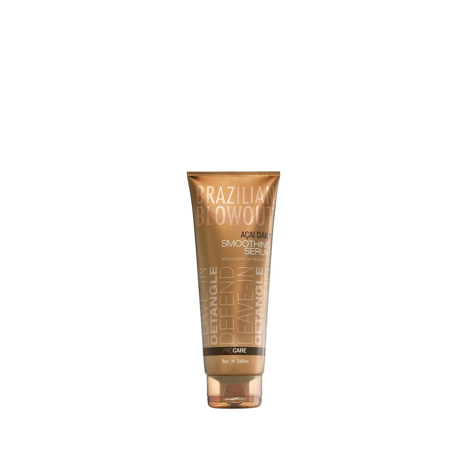Brazilian Blowout Acai Daily Smoothing Serum - 8.12 fl oz Hair Smoothing Serum for Frizz Control &amp; Daily Hair Care
