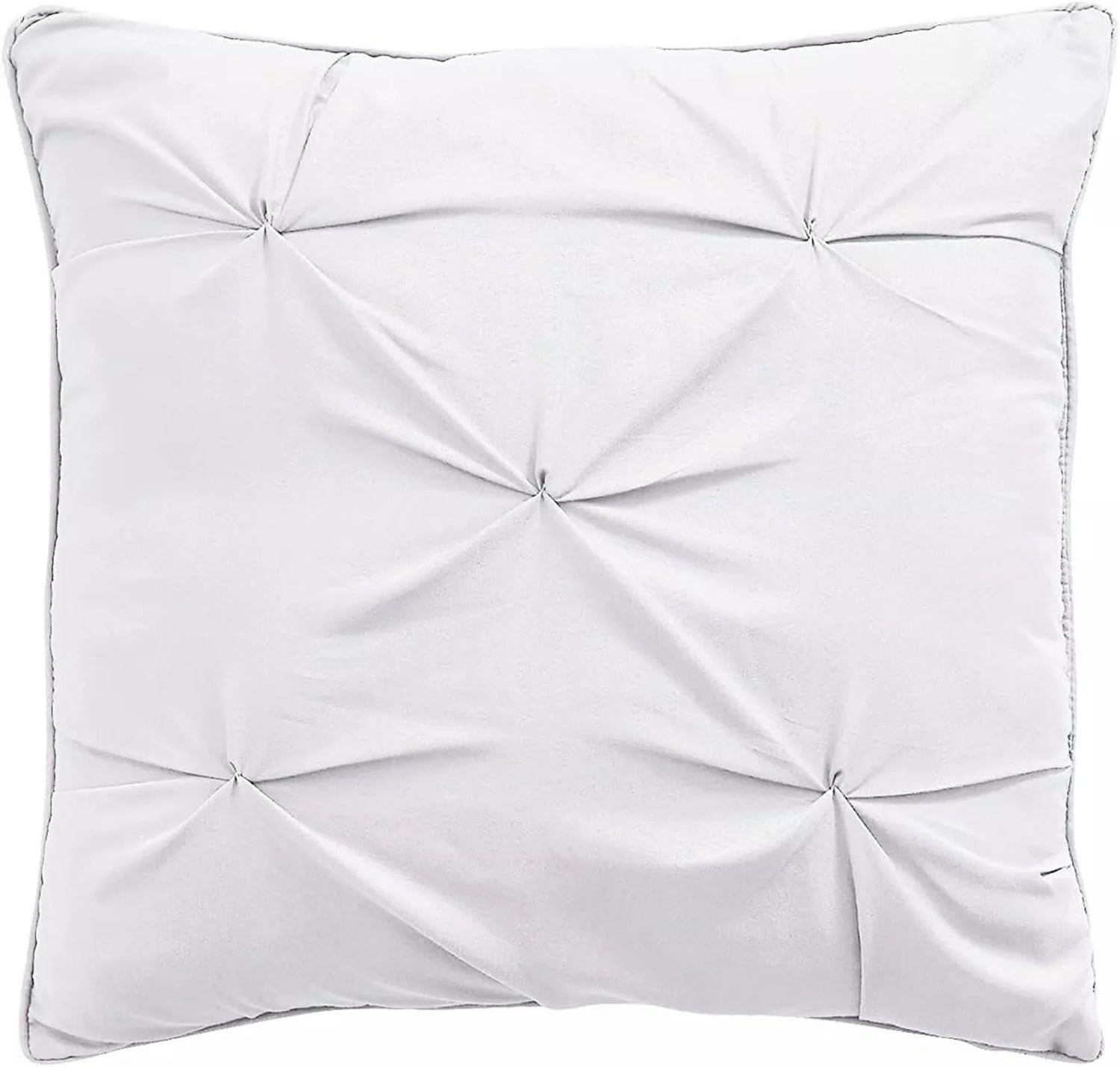 Vcny Home Carmen Pintuck 4 Piece Comforter Set, Queen Bedding