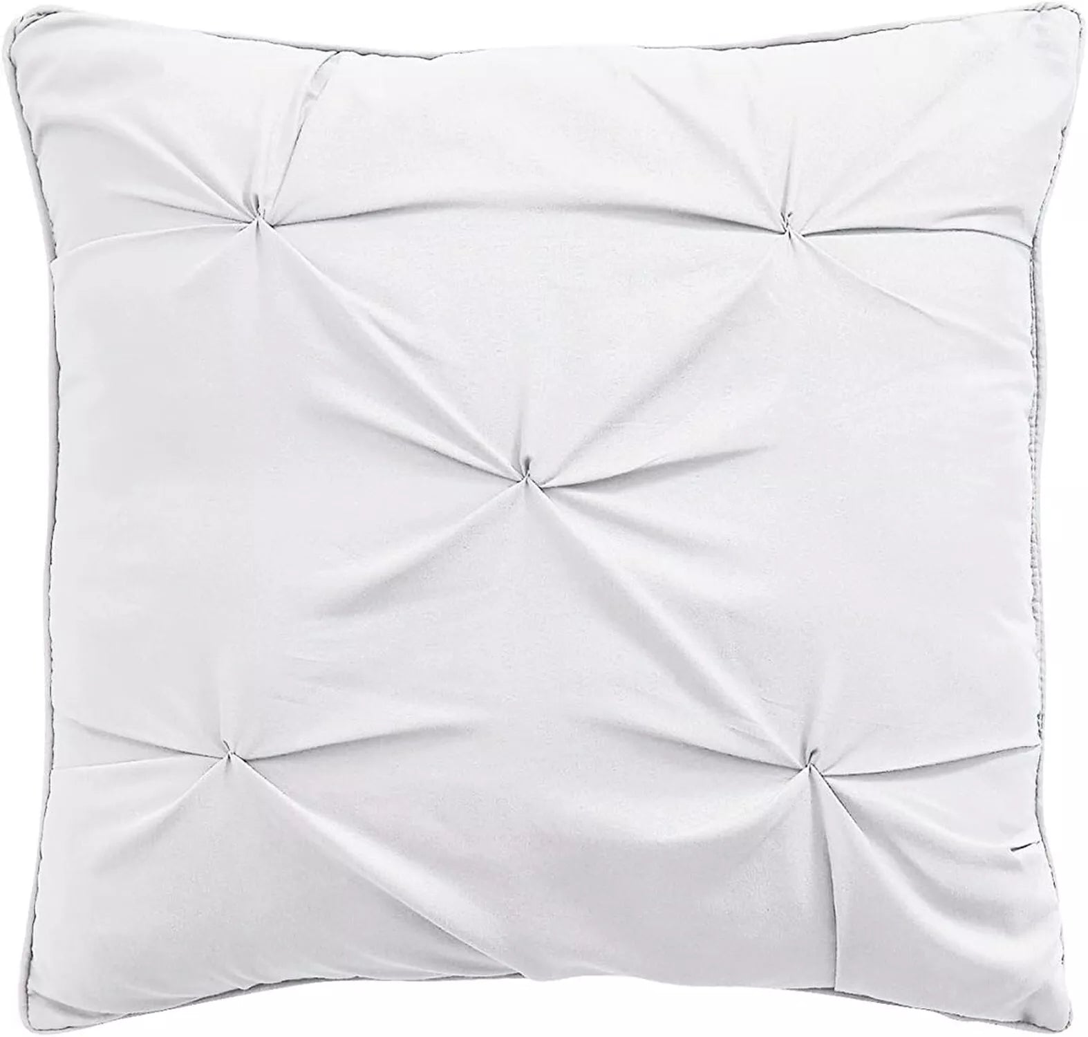 Vcny Home Carmen Pintuck 4 Piece Comforter Set, Queen Bedding