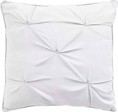 Vcny Home Carmen Pintuck 4 Piece Comforter Set, Queen Bedding
