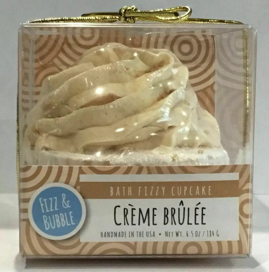 Fizz &amp; Bubble Creme Brulee Bath Bomb 6.5oz/184g New With Box