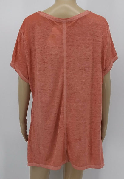 Style &amp; Co Seamed High-Low Top, Size Medium