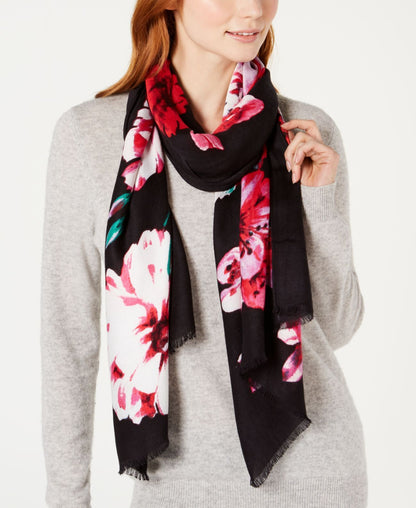 INC International Concepts Floral Bouquet Super-Soft Scarf &amp; Wrap