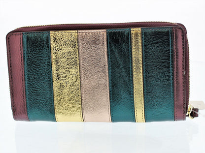 Radley London Clifton Hall Phone Leather Wristlet Metallic Amethyst Gold