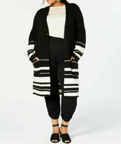 Style Co. Womens Long Cardigan Sweater, Size 1x