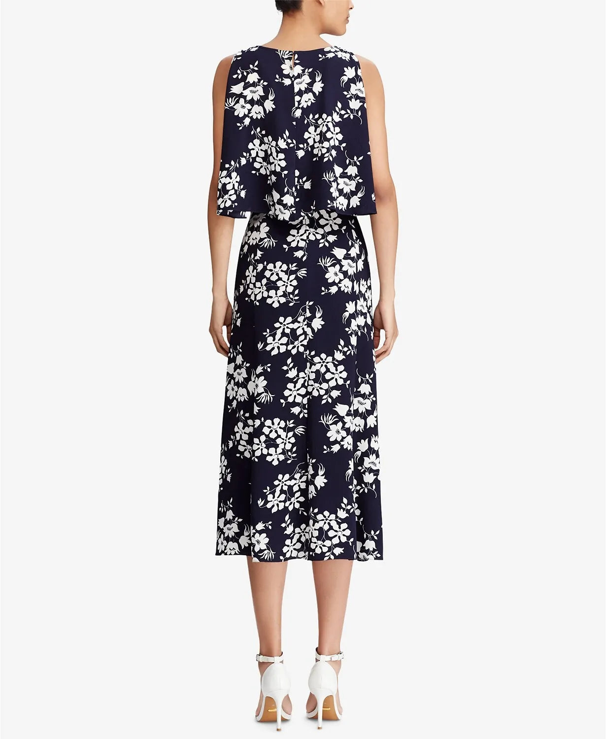 American Living Floral-Print A-Line Dress, Size 18