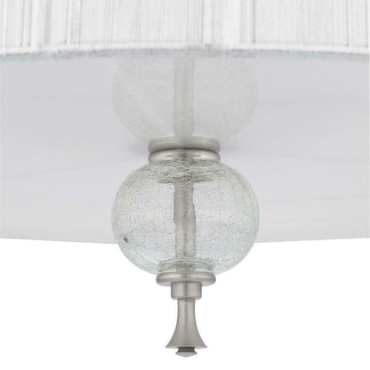 World Imports Bayonne Collection 3-Light Brushed Nickel Inverted Hanging Pendant