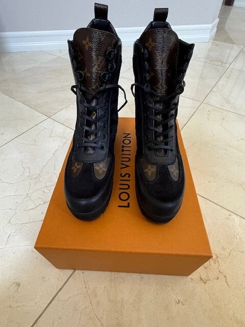 Louis Vuitton  Laureate Platform Desert Boots