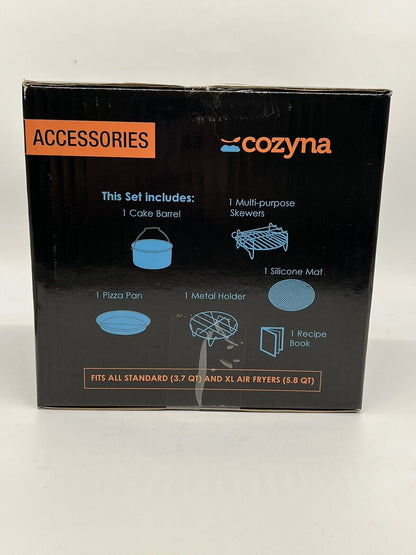 Cozyna Universal Air Fryer Accessories Set Rack Baking Pizza Pan 7in