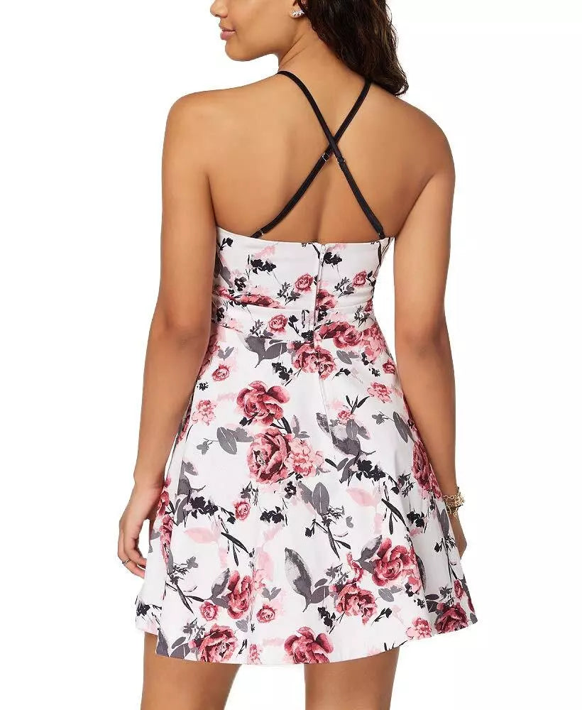 Speechless Juniors Tiered Fit and Flare Dress