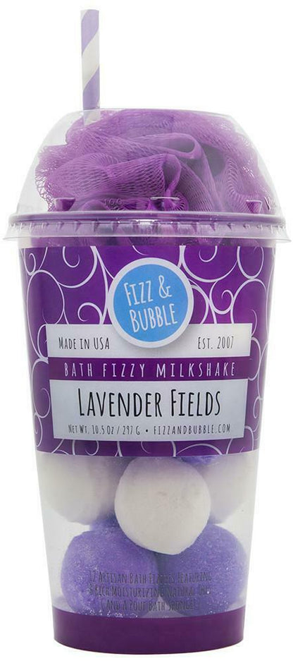 Fizz &amp; Bubble Fields Bath Fizzy Milkshake Bomb Lot of 3