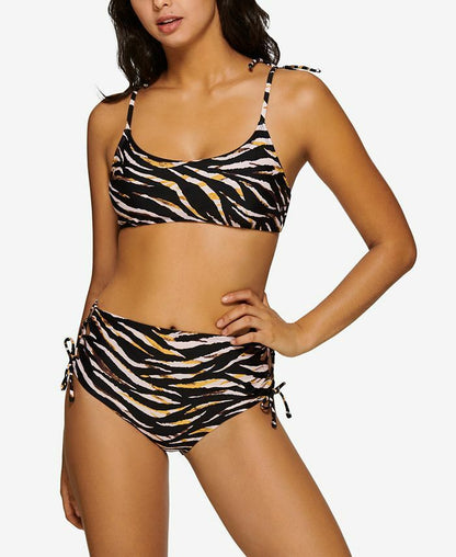 Hula Honey Juniors Eternal Animal Bralette Bikini Top, Size Xs
