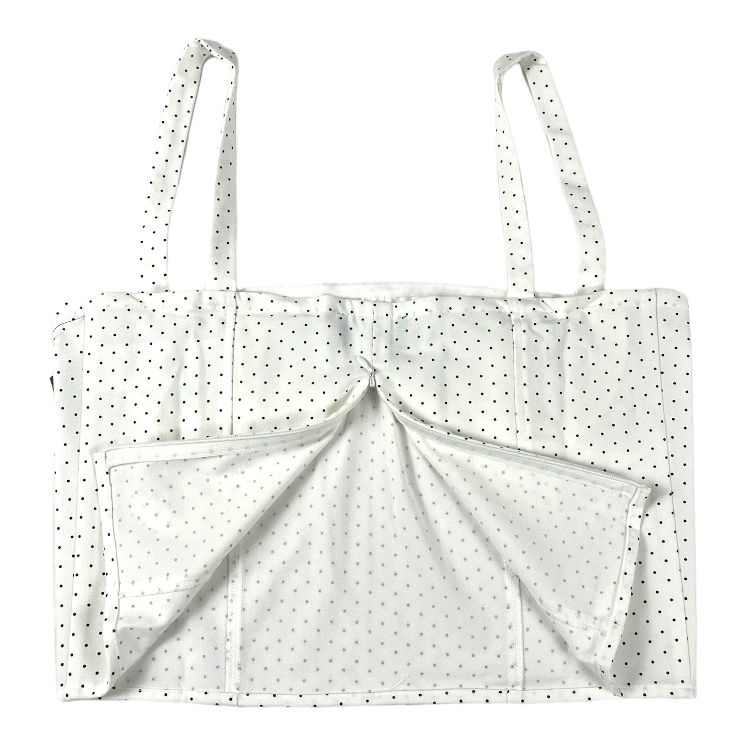 Danielle Bernstein Dot Cropped Tank Top, Size 8