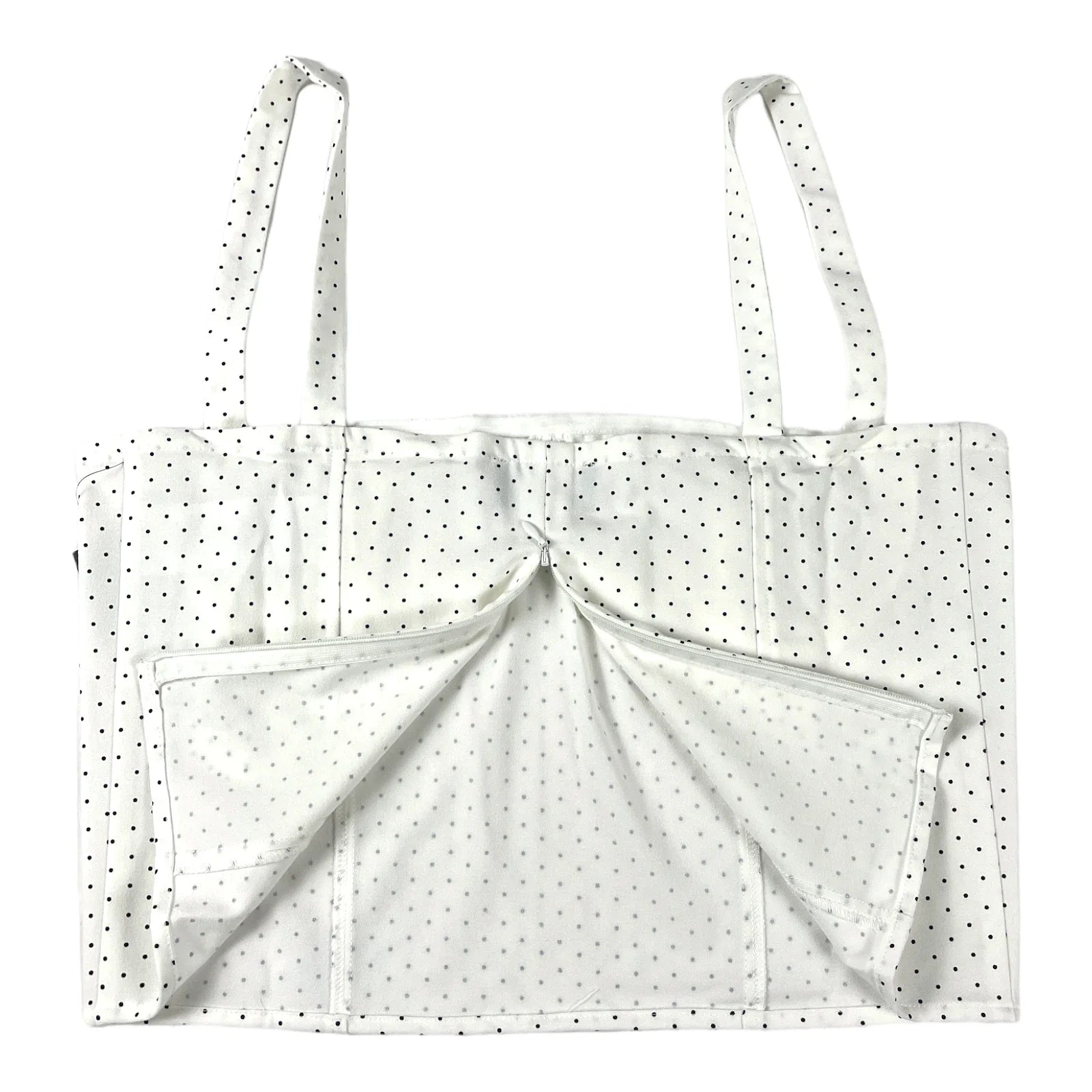 Danielle Bernstein Dot Cropped Tank Top, Size 8