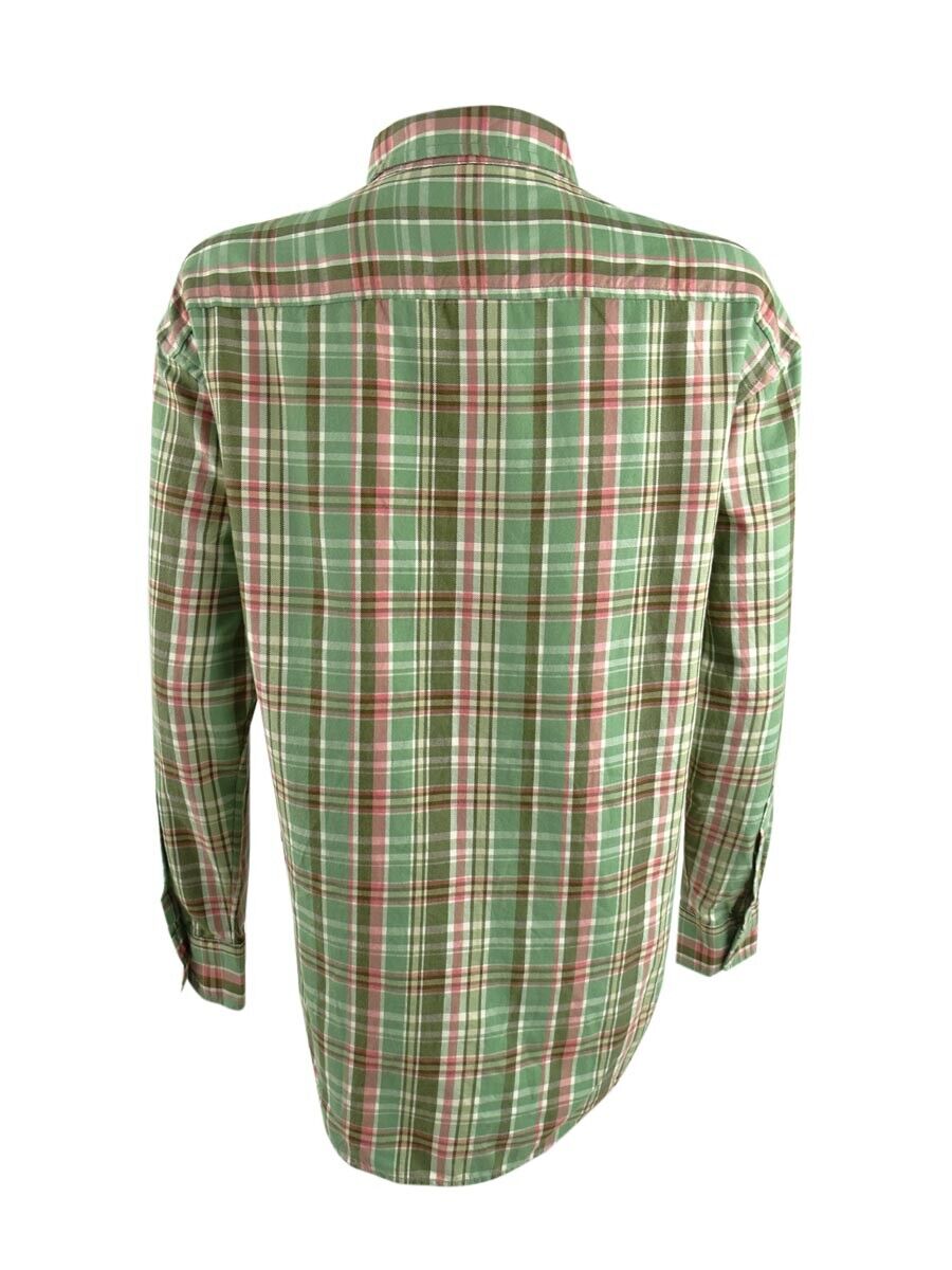 Lauren Ralph Lauren Plaid Cotton Twill Shirt, Size Large