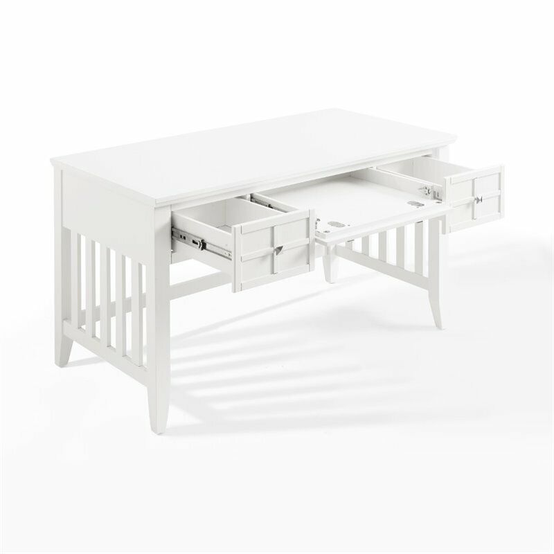 Crosley Adler  Elegant Computer Desk in White Finish (CF6508-WH)