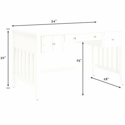 Crosley Adler  Elegant Computer Desk in White Finish (CF6508-WH)