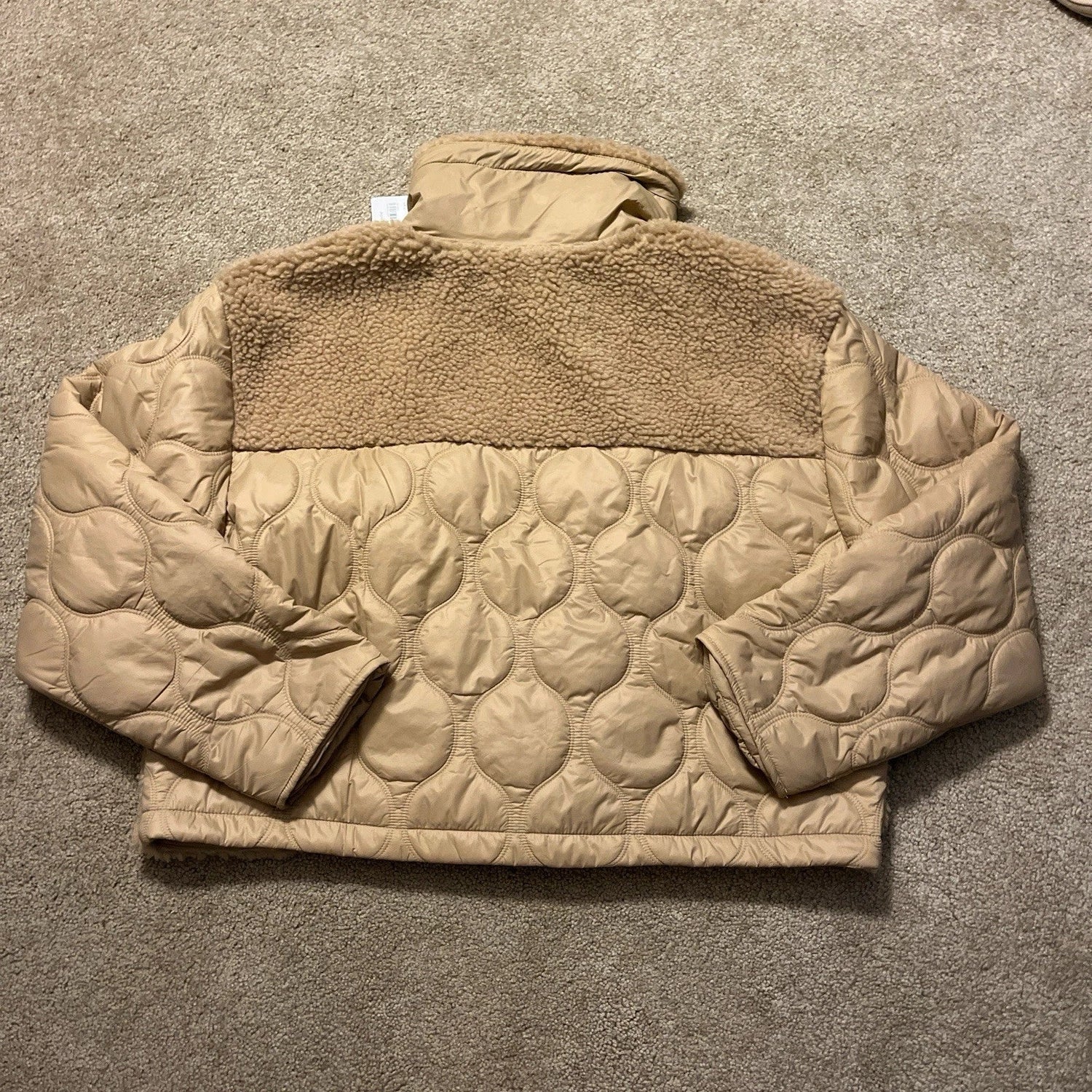 Athleta Fleece Hybrid Jacket, Size Large