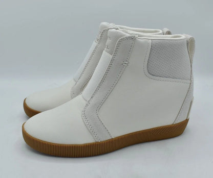 SOREL Out N About Pull-on Wedge Womens Shoes Sea Salt/Gum 2 : 8.5
