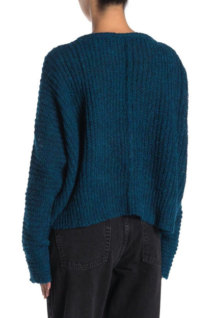 Free People Moonbeam V-Neck Alpaca Sweater, Size XS