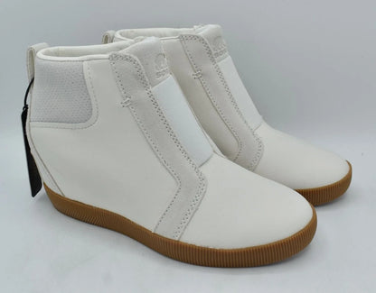 SOREL Out N About Pull-on Wedge Womens Shoes Sea Salt/Gum 2 : 8.5