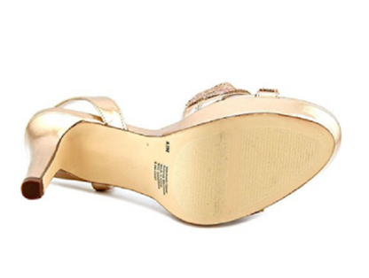Style &amp; Co. Sandrah Women Bronze Platform Sandal, Size 9