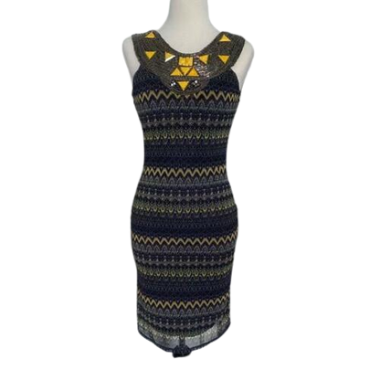 Francescas Collections Aztec Print Dress, Size Small